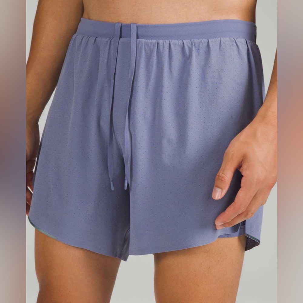 NEW Lululemon Fast and Free Lined Gym Short 6" Peri Purple Men’s Large NWT